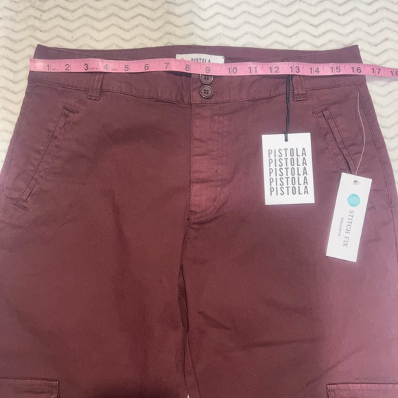 Pistola calgo pant red wine size 29 NWT - Picture 8 of 13